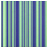 Groene en blauwe lijnen stof (Swatch)