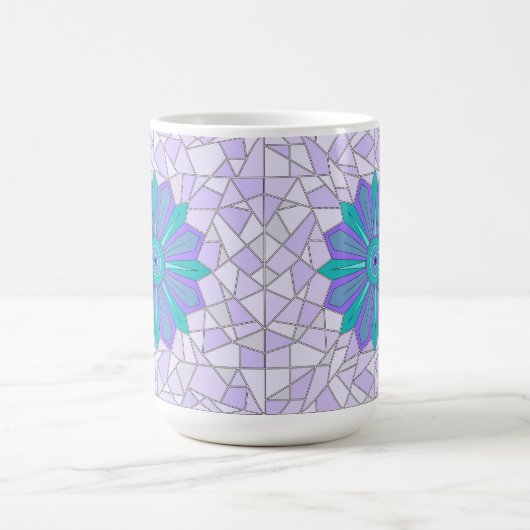 GROENE EN BLAUWE MIX-MOK KOFFIEMOK (Center)