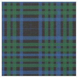 Groene en blauwe patroonstructuur stof