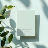 Groene en blauwe platte bergen oorbel display kaar visitekaartje