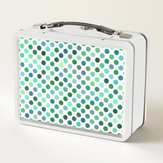 Groene en Blauwe Polka Dot (Achterkant)