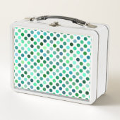 Groene en Blauwe Polka Dot (Voorkant)