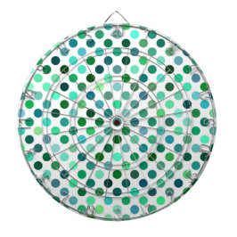 Groene en Blauwe Polka Dot Dartbord