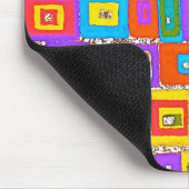 GROENE EN BLAUWE RECTANGLES MOUSEPAD MUISMAT (Hoek)