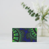 Groene en Blauwe Remix Visitekaartje (Staand voorkant)