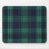 Groene en blauwe Schotse Tartan Plaid Muismat (Voorkant)