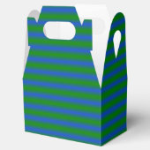 Groene en Blauwe Streephoes Bedankdoosjes (Geopend)