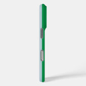 Groene en blauwe strepenpatroon Persoonlijk Case-Mate iPhone Case (Achterkant / Rechts)