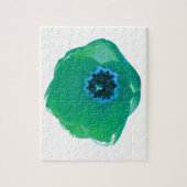Groene en Blauwe Tulp Puzzle Legpuzzel (Verticaal)