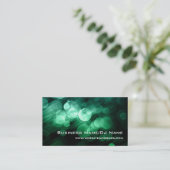 Groene en blauwe Visitekaartjes (Muziek of DJ) (Staand voorkant)