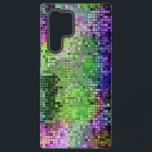 Groene en blauwe vuilnisbelt samsung galaxy hoesje<br><div class="desc">Afbeelding van een kleurrijk disco-glitter en diamantdeksels.</div>