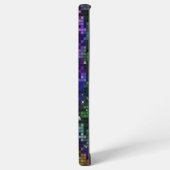 Groene en blauwe vuilnisbelt samsung galaxy hoesje (Linkerkant)