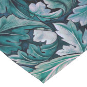 Groene en Blauwgroen Morris Leaves Korte Tafelloper (Hoek)