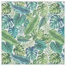 Groene en Blauwgroen tropische palmbanaanmosterdbl