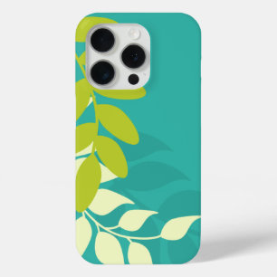 Groene en Blauwgroen wijnstokken iPhone 15 Pro Case