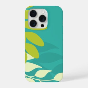 Groene en Blauwgroen wijnstokken iPhone 15 Pro Hoesje