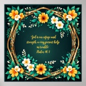 Groene en Bloemenkrans  Poster (Voorkant)