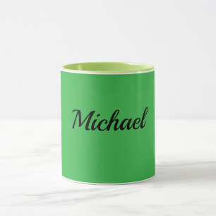 Groene en Chartreuse Groen Sjabloon Mok
