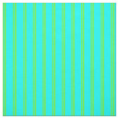 Groene en cyaanstrepen stof (Swatch)