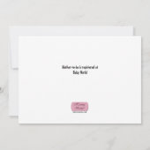 Groene en gele Baby - Shower Invitations Kaart (Achterkant)