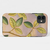 Groene en gele bladeren op zonnescherm Case-Mate iPhone case (Achterkant (horizontaal))