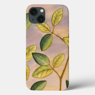 Groene en gele bladeren op zonnescherm Case-Mate iPhone case