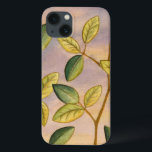 Groene en gele bladeren op zonnescherm Case-Mate iPhone case<br><div class="desc">Het paarse en goudkleurige zonsondergang is het perfecte contrast met de gele en groene bladeren die de focus van dit stuk vormen door Megan Meagher. Je kunt bijna horen hoe de wind zingt terwijl hij zachtjes met de bladeren omspringt.</div>