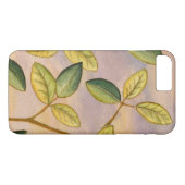 Groene en gele bladeren op zonnescherm Case-Mate iPhone case (Achterkant (Horizontaal))