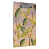 Groene en gele bladeren op zonnescherm klembord (Rechts)