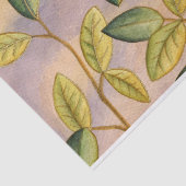 Groene en gele bladeren op zonnescherm tissuepapier (Detail)