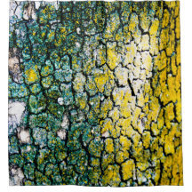 Groene en gele boomschors