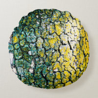 Groene en gele boomstam