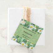 Groene en gele Chamomile Soap Cosmetics Bedankjes Labels (In situ)