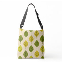 Groene en gele crossbody tas