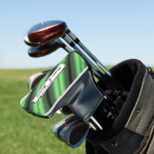 Groene en gele gecheckte buizen door Kenneth Yonci Golfheadcover (Insitu)