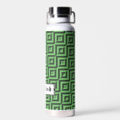 Groene en gele Gecontroleerde buizen door Kenneth Waterfles (Achterkant)