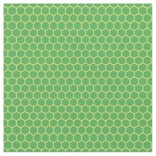 Groene en gele honingraat stijl stof