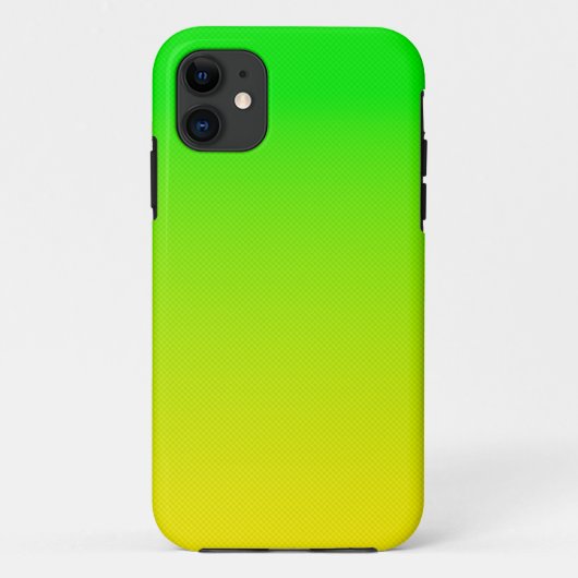 Groene en gele neon gradiënt Case-Mate iPhone case (Achterkant)