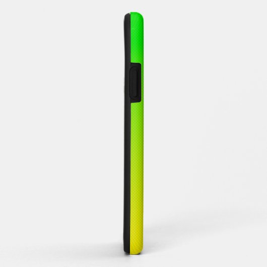 Groene en gele neon gradiënt Case-Mate iPhone case (Achterkant/rechts)