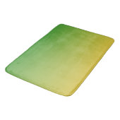 Groene en gele ombre badmat (Gekanteld)