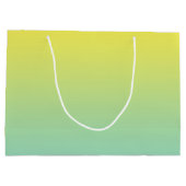 Groene en gele ombre groot cadeauzakje (Achterkant)