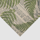 Groene en gele papegaai op bladenontkoppeling tissuepapier (Detail)