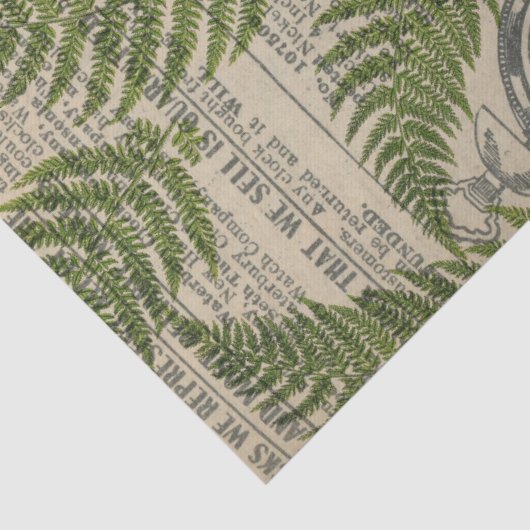 Groene en gele papegaai op bladenontkoppeling tissuepapier (Detail)