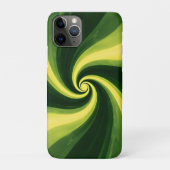 Groene en gele wervelingen Case-Mate iPhone case (Achterkant)