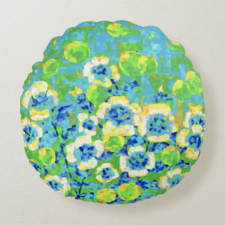 Groene en gele zomer kussen