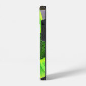 Groene en Gele Zonnebloem iPhone Hoesje (Linkerkant)