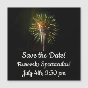Groene en Gold Fireworks Holiday Celebration