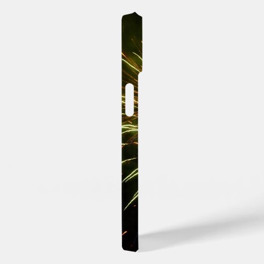 Groene en Gold Fireworks Holiday Celebration Case-Mate iPhone Case (Achterkant / Rechts)
