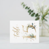 Groene en goudbladeren, tabel 15, tabelnummer briefkaart (Staand voorkant)