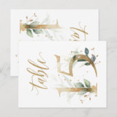 Groene en goudbladeren, tabel 15, tabelnummer briefkaart (Voorkant / Achterkant)